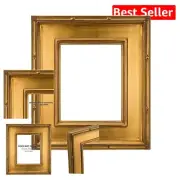 Ornate 16x20 Gold Leaf Frame with Ready-Made Hanging Hardware - Art Essential