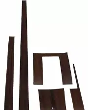 Console Cover Insert Trim for 1965-1966 Ford Mustang Hardtop Front Unpainted