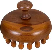 VERDANVERSE Scalp Massage Comb Wide Tooth Design Wooden Brush for Adults Ergonomic Scalp Massager Tool Gentle Hair Promotes Relaxation Natural Material