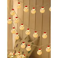 在飛比找ETMall東森購物網優惠-圣誕節裝飾雪花/雪人老人LED櫥窗氛圍裝飾防水燈串燈彩燈星星