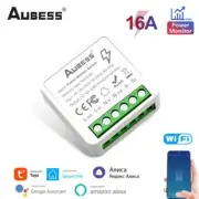 16A Tuya Smart WiFi Switch 2-way Control Switch Mini Smart Breaker Smart Life Co
