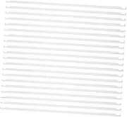 GRIRIW Save Desk Space 20pcs Metal File Folder Organizer Hooks Office Home School