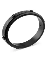 Philipp Plein Hexagon Black Bangle Bracelet