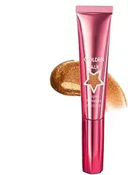 Sparkly Face Highlighter - 18mL Makeup Highlighter | Full Coverage Glow Foundation | Liquid Highlighter | Shimmer Face Body Glow Makeup | Illuminator Long Lasting Highlighter For All Skin Tones