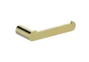 Lorena Brushed gold toilet paper holder. Satin gold toilet roll holder.