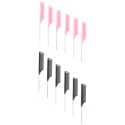 12 Pieces Parting Comb for , Teasing Combs with Stainless Steel1674