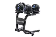 48KG Powertrain Adjustable Dumbbell Set With Stand Blue