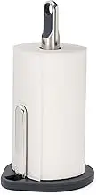 Joseph Joseph Hold Kitchen Roll Holder, Spring Tension Arm, One-Handed Tearing, Weighted Base, Non-Slip, Fits 140mm Rolls