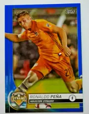 2020 RONALDO PENA Topps MLS Soccer Blue Parallel 77/99 Houston Dynamo