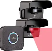 Mydome Wireless Driveway Motion Alarm DIY Home Security Motion Sensor Plugin