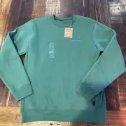 Patagonia Fitz Roy Icon Uprisal Crew Sweatshirt Gather Green Men’s Sizes $80 NWT