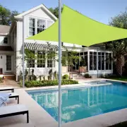 Sun Shade Sail 13x10Ft UV Block Rectangle Canopy Outdoor Patio Pool Apple Green