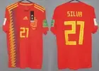 SPAIN jersey 2018 #21 David SILVA World Cup vs Russia