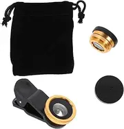 Uonlytech 2sets Fisheye Lens for Mobile Photography of Clip Wide Angle and Macro Lenses for Smartphones Lens Attachment for Stunning Landscape and Close-