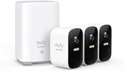 Eufy Security by Anker EufyCam 2C Pro Wireless Home Security System with 2K Resolution, 180-Day Battery Life, HomeKit Compatibility, IP67, Night Vision, 3-Cam Kit