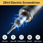Electric Screwdriver - Lithium-ion battery - Multi purpose 28 PCS