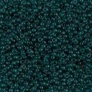 Transparent Dark Teal Miyuki Seed Beads 11/0 (11-92406-TB)