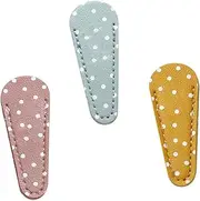 HOODANCOS 3pcs Scissors Protector Cover Durable Embroidery Scissors Cover for Safe Storage Dark for Home Use