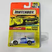 Matchbox Superfast Camaro Police Pursuit #59 ~ 1996 New Look NEW ON CARD