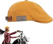 [Generic] Flat Adjustable Beret Hat - Fashionable Street Newsboy Cap,Classy Flat Cap French Beret Hats for Outdoor Activities, Winter Vacation, Travel