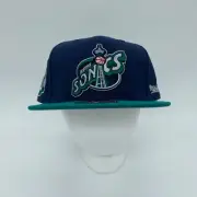 Mitchell & Ness NBA Seattle Supersonics Fitted Hat HWC Blue Green Size 7 1/2
