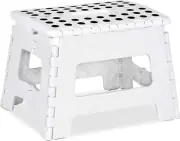 Home Folding Step Stool for Kids 11" Wide Tall Plastic Capacity