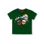 Baby Boys Green Paw Patrol Christmas Tee Shirt Chase Marshall Rubble (18 Months)