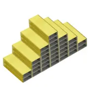 Staples for Stapler, 2 Pack #10 Mini 3/16 Inch Length Staples, Yellow