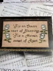 Oh the Deep Deep Love of Jesus Cross Stitch Chart By Heartstring Samplery