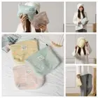 Sweet Style Plush Rainbow Makeup Bag Comestic Storage Pouch Autumn And Winter