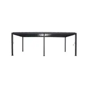 Coolaroo 3.6 x 7.2m Charcoal Fairhaven Gazebo