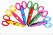 Paper Edge Scissors Set Kid Safety Cuttintg Scissors Decorative Craft Art