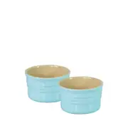 Chasseur La Cuisson Ramekin Set 2pc Duck Egg Blue
