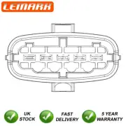 Lemark Mass Air Flow Meter Sensor Fits Vauxhall Vectra Frontera Saab 9-3