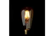 VINTAGE LED Vintage LED Light Globe - ST64 - 6W Screw Smoked