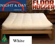 Double Bed Frame Australian made Ajay floor hugger Custom Height 20 -35cm white