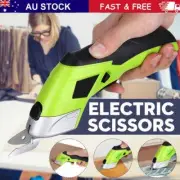 Rechargeable Electric Scissors Tailors Cutter Cordless Cloth Fabric Cutting KZQ