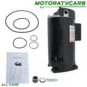 ALL-CARB 1.5 HP 3450 RPM 56Y Frame 208-230V Square Flange Pool Motor # B2842