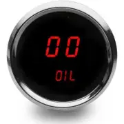 Intellitronix MS9114R 2-1/16 LED Digital Oil Pressure Gauge 0-99 psi Torch Red C