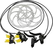 Magura MT5 4-Piston Post Mount Hydraulic Disc Brake Set w/ 203mm Rotors (F+R), MG2556