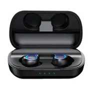 [bluetooth 5.0] TWS Wireless Earbuds 10W QI Wireless Charging 2600mAH DSP Noise Cancelling IPX7 Waterproof Bilateral Call Earphone