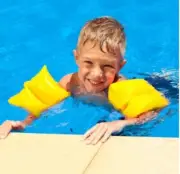 Arm Band FLOATIES Floatable Kids Learn To Swim Water Wings Set 2 NWT land & Sea