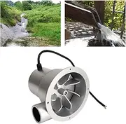 ElgnAura Water Turbine Generator, Permanent Magnet Brushless Motor for Off Grid Hydro Power, 12V 24V Battery Charging Micro Hydroelectric System (SJ18C)