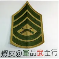 在飛比找蝦皮購物優惠-軍品武金行  美國海軍陸戰隊槍砲士官長軍便服臂章