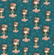 Quilting Treasures ~ Yuma ~1/2 yard~ Teal #24982 Q ~100% Cotton