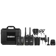 UNIDEN 5 Watt UHF Waterproof OLED Display Handheld Radio Twin Pack XTRAK50-2TP