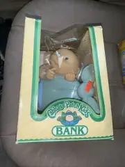VINTAGE 1983 CABBAGE PATCH KIDS BOY DOLL FIGURE VINYL COIN PIGGY BANK NOS