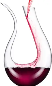 Lead-Free Wine Decanter Aerator Pitcher for Parties and Gifts