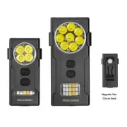 Mini Powerful EDC Flashlight High Lumens LED Rechargeable Magnetic-