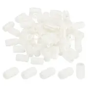 Kitchen Sink Rack Feet, 60pcs 5x 8mm Rubber Sink Replacement Feet White
